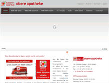 Tablet Screenshot of obere-apotheke.at